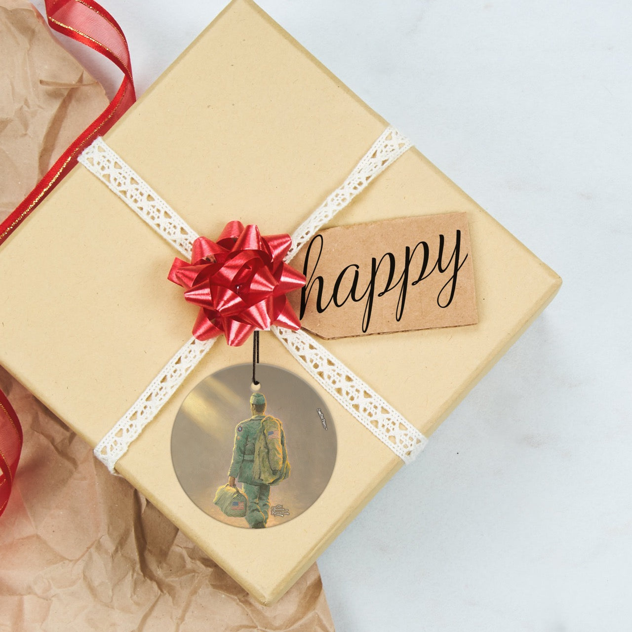 Thomas Kinkade (Heading Home) StarFire Prints™ Hanging Glass Print SPCIR779