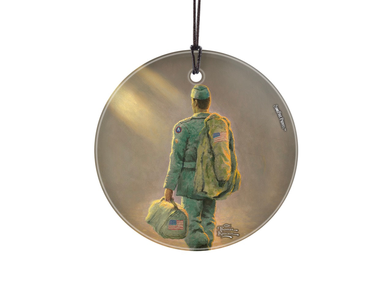 Thomas Kinkade (Heading Home) StarFire Prints™ Hanging Glass Print SPCIR779