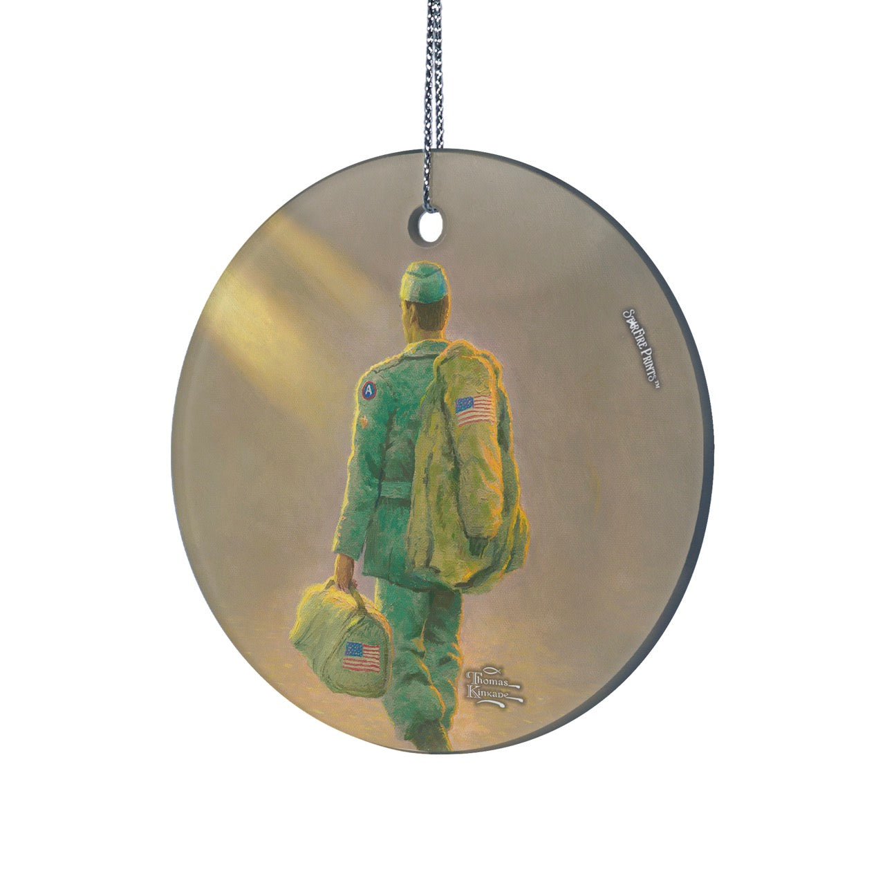 Thomas Kinkade (Heading Home) StarFire Prints™ Hanging Glass Print SPCIR779