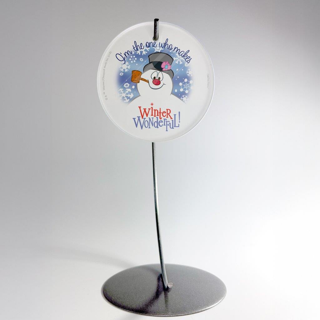 Frosty the Snowman (Wonderful Winter) StarFire Prints™ Glass Art SPCIR883