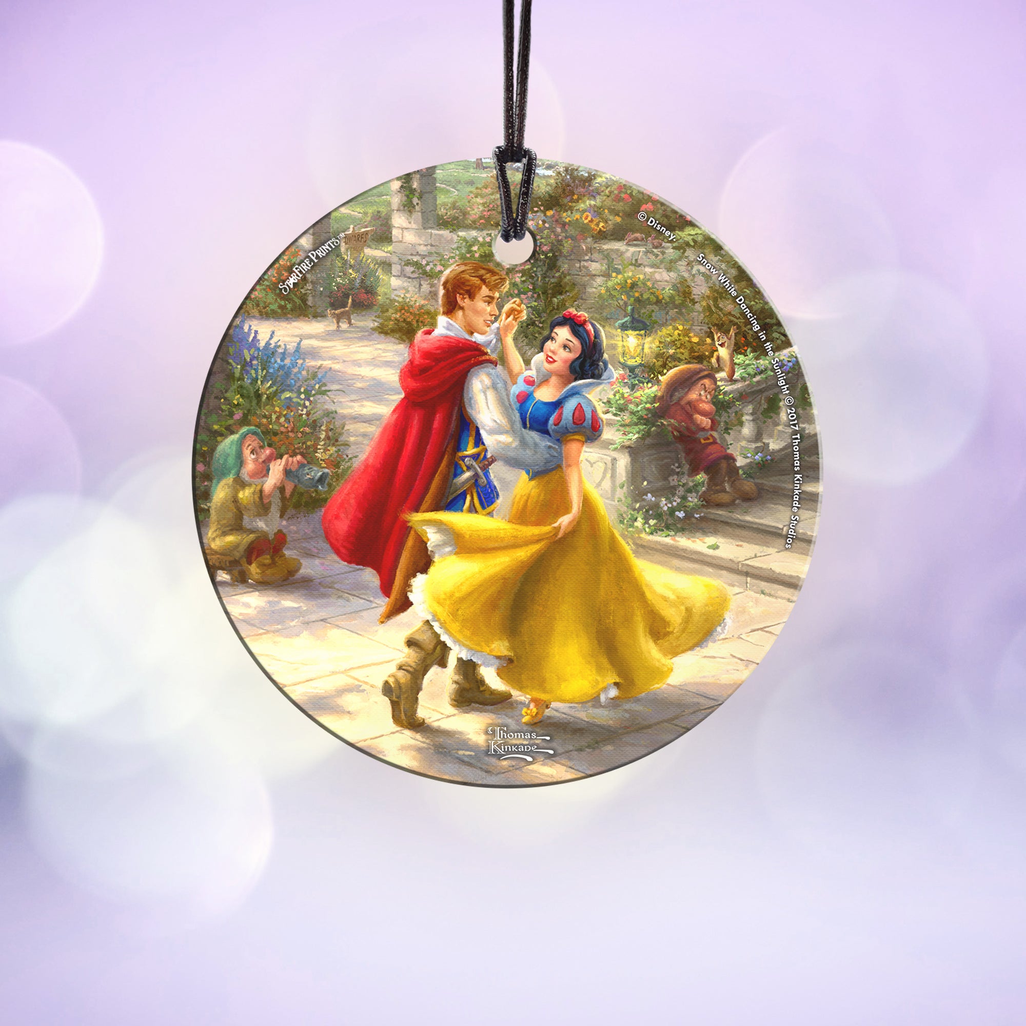Disney (Snow White Dancing in the Sunlight) StarFire Prints™ Hanging Glass Print SPCIR858