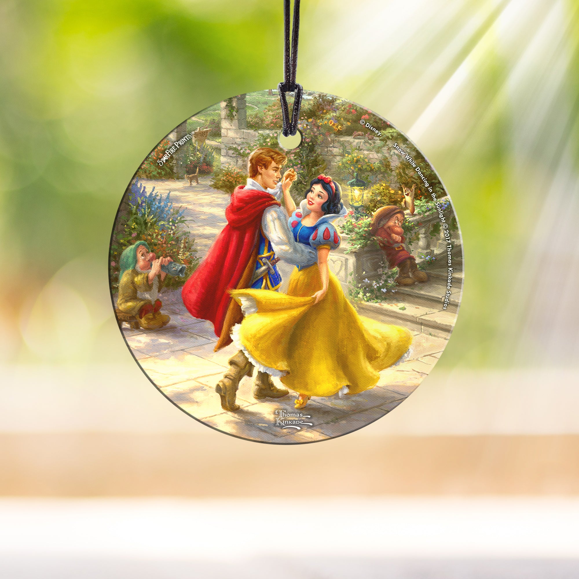 Disney (Snow White Dancing in the Sunlight) StarFire Prints™ Hanging Glass Print SPCIR858