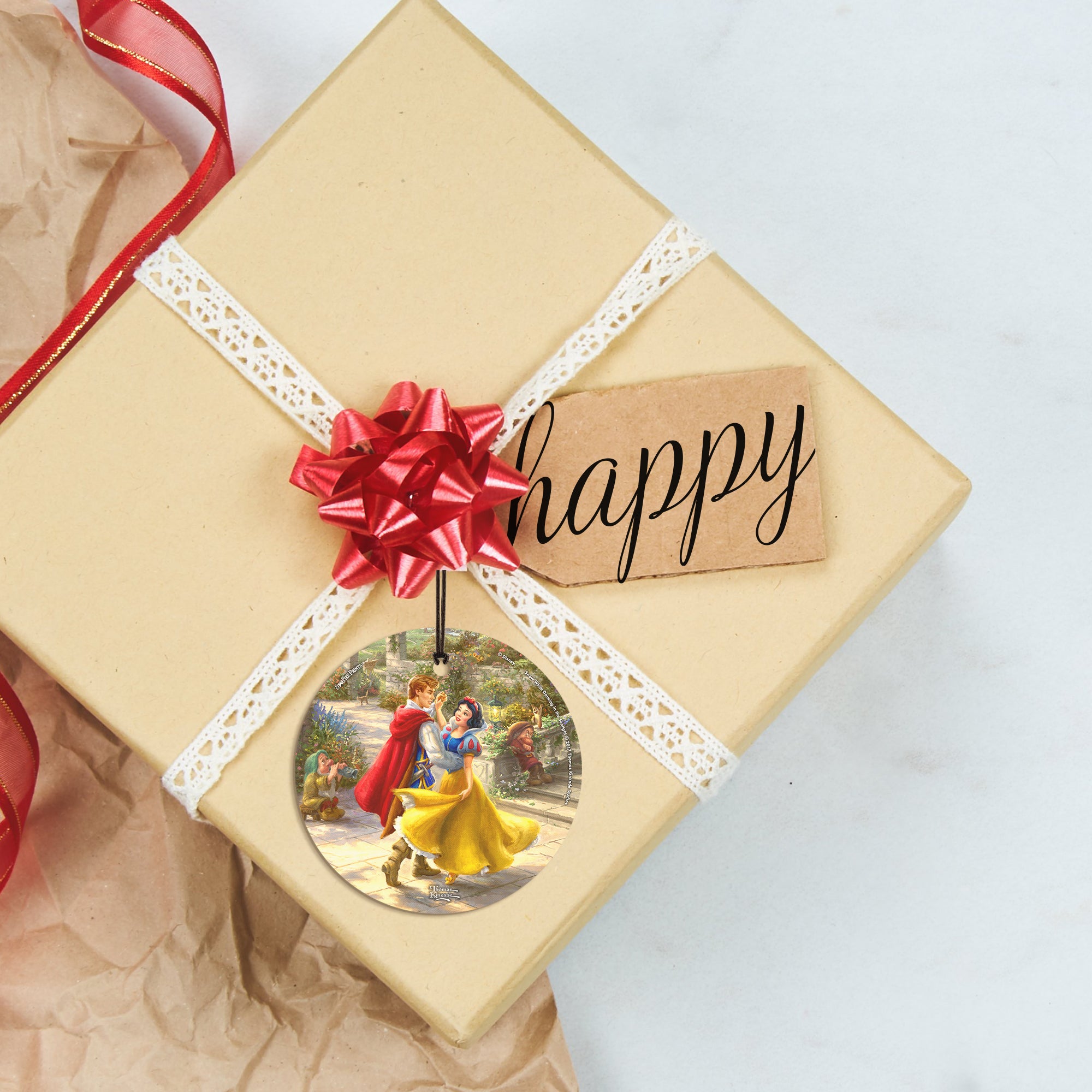 Disney (Snow White Dancing in the Sunlight) StarFire Prints™ Hanging Glass Print SPCIR858