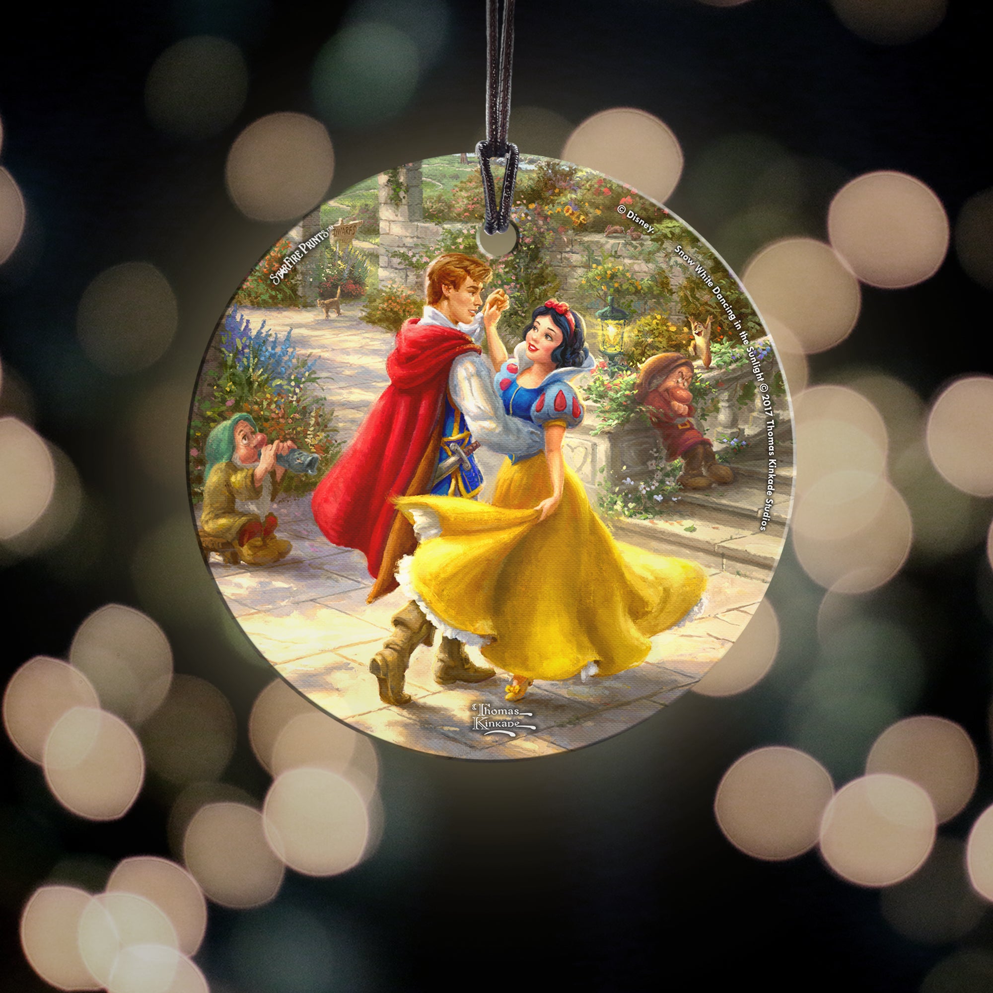 Disney (Snow White Dancing in the Sunlight) StarFire Prints™ Hanging Glass Print SPCIR858