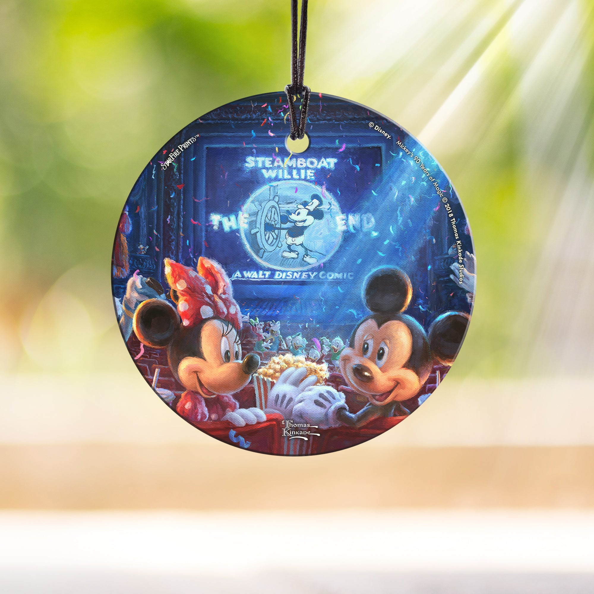 Disney (90 Years of Mickey) StarFire Prints™ Hanging Glass Print SPCIR866