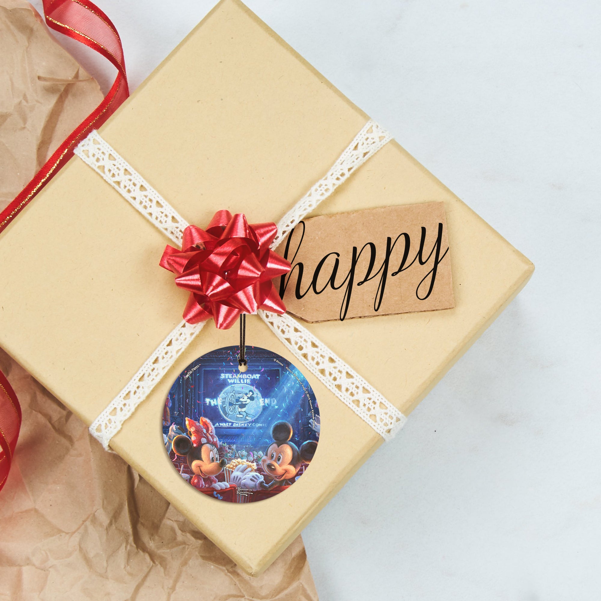 Disney (90 Years of Mickey) StarFire Prints™ Hanging Glass Print SPCIR866