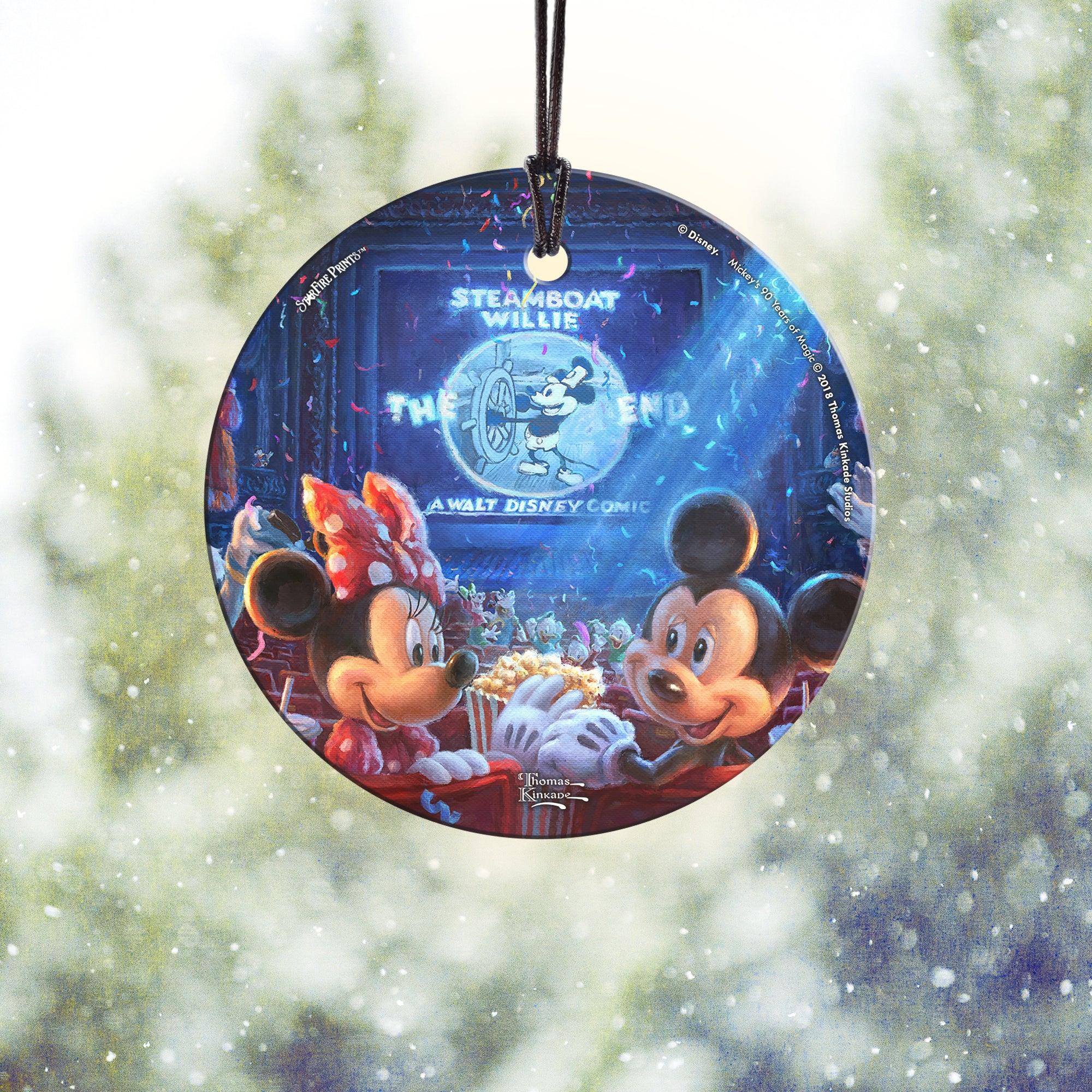 Disney (90 Years of Mickey) StarFire Prints™ Hanging Glass Print SPCIR866