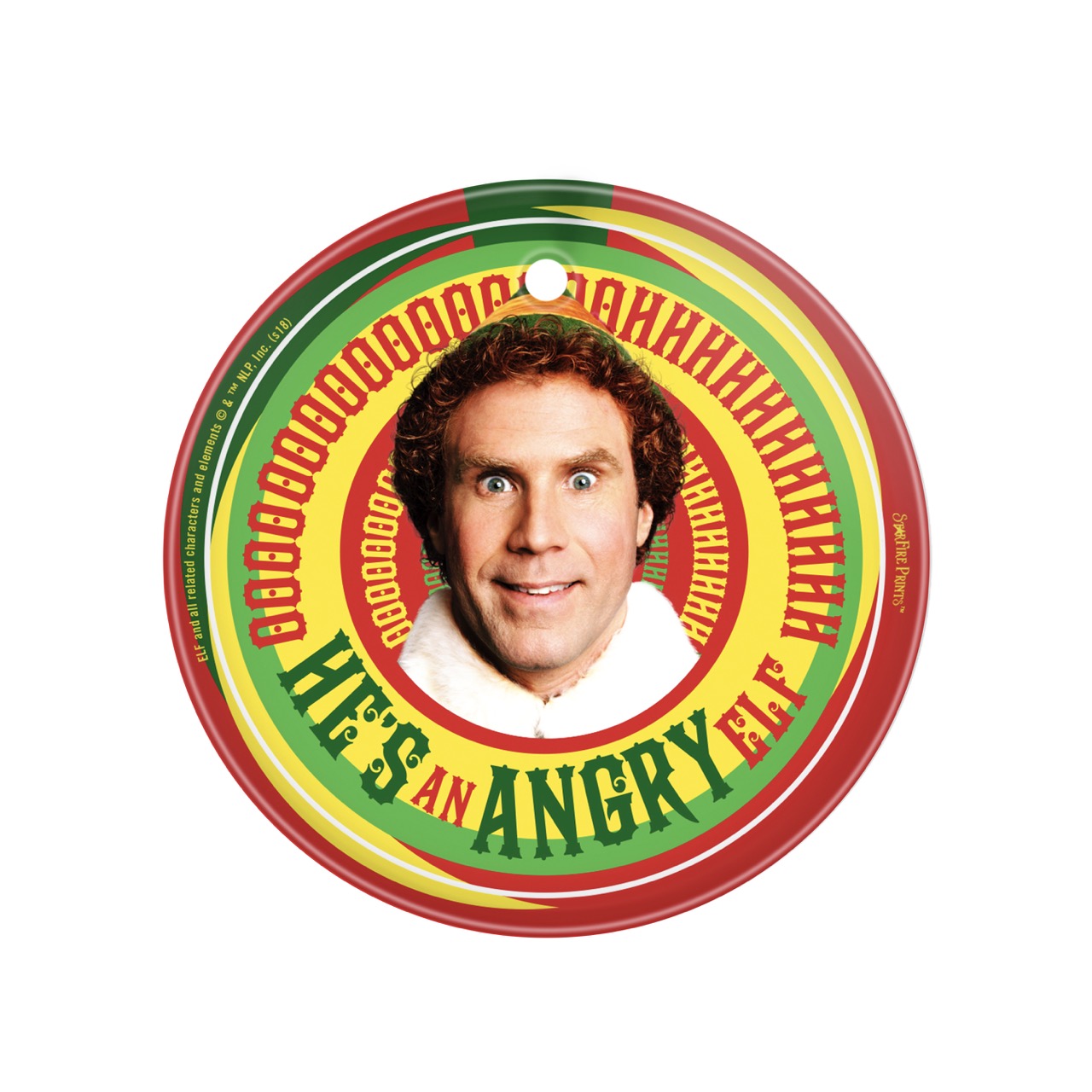 Elf (Hes An Angry Elf) StarFire Prints™ Glass Art SPCIR880