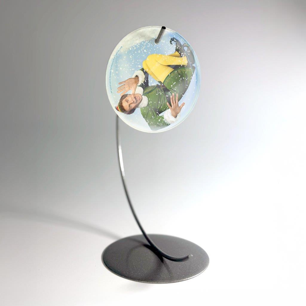 Elf (Snowglobe) StarFire Prints™ Glass Art SPCIR881