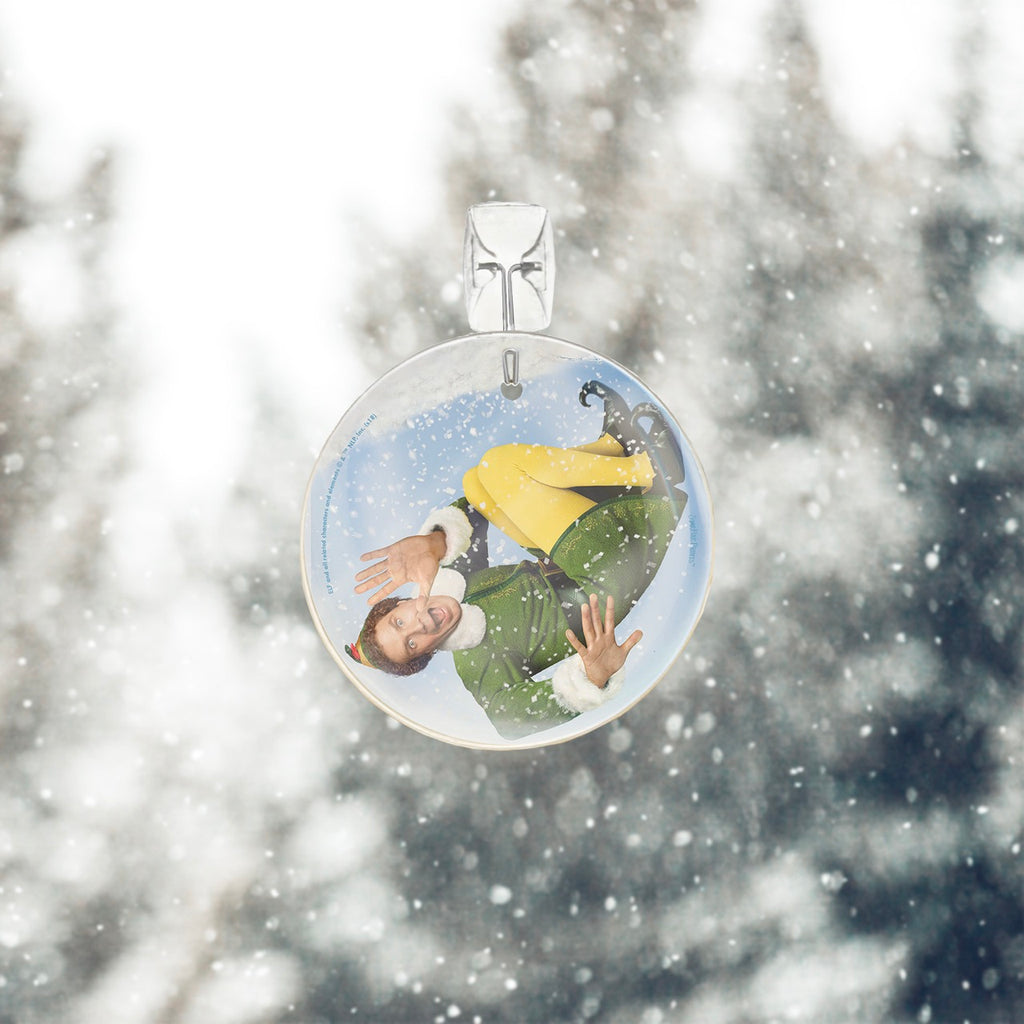 Elf (Snowglobe) StarFire Prints™ Glass Art SPCIR881