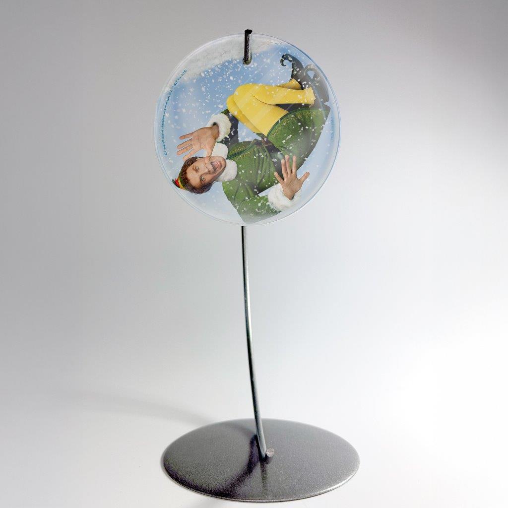 Elf (Snowglobe) StarFire Prints™ Glass Art SPCIR881