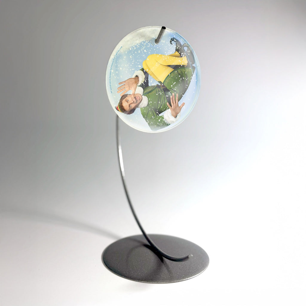 Elf (Snowglobe) StarFire Prints™ Glass Art SPCIR881