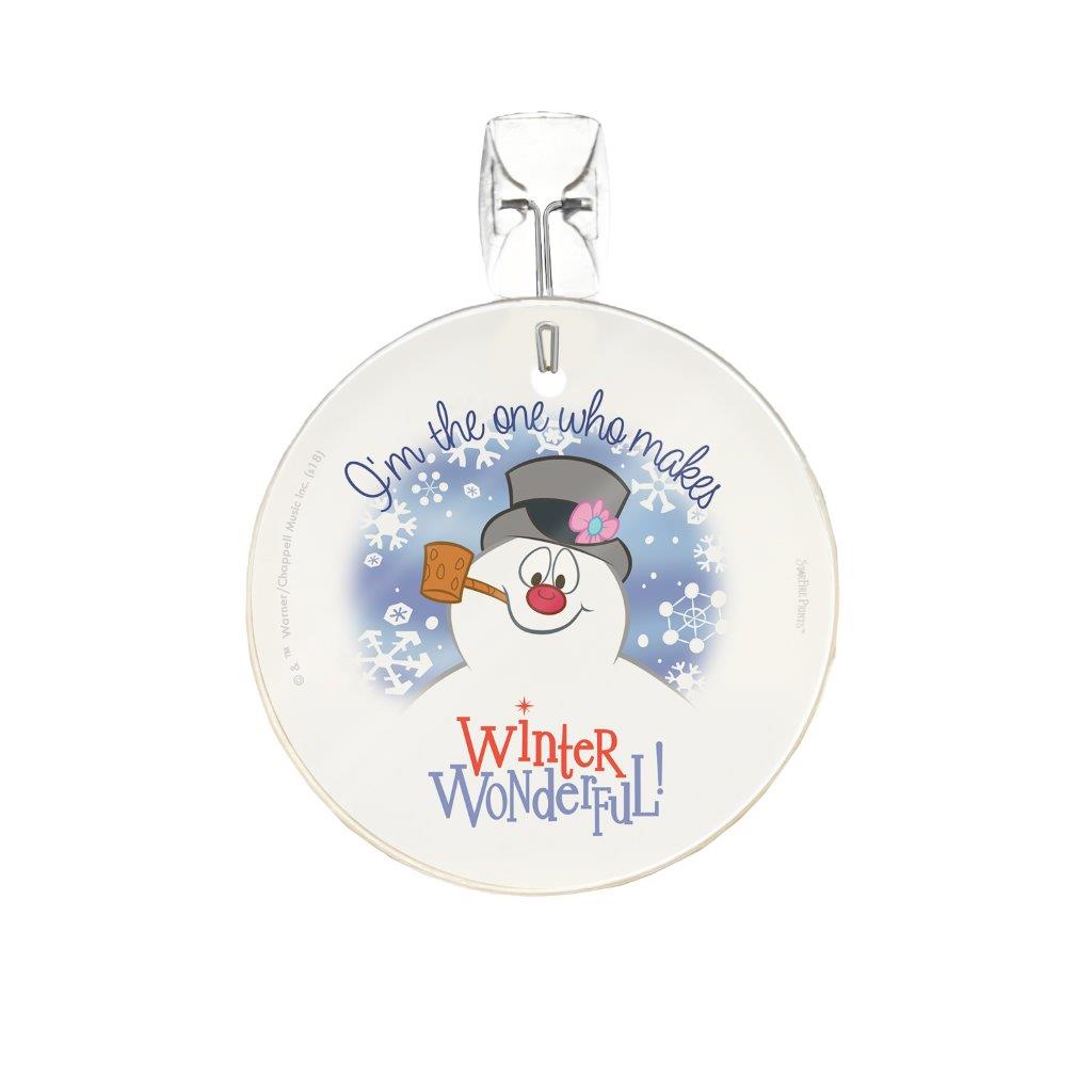 Frosty the Snowman (Wonderful Winter) StarFire Prints™ Glass Art SPCIR883