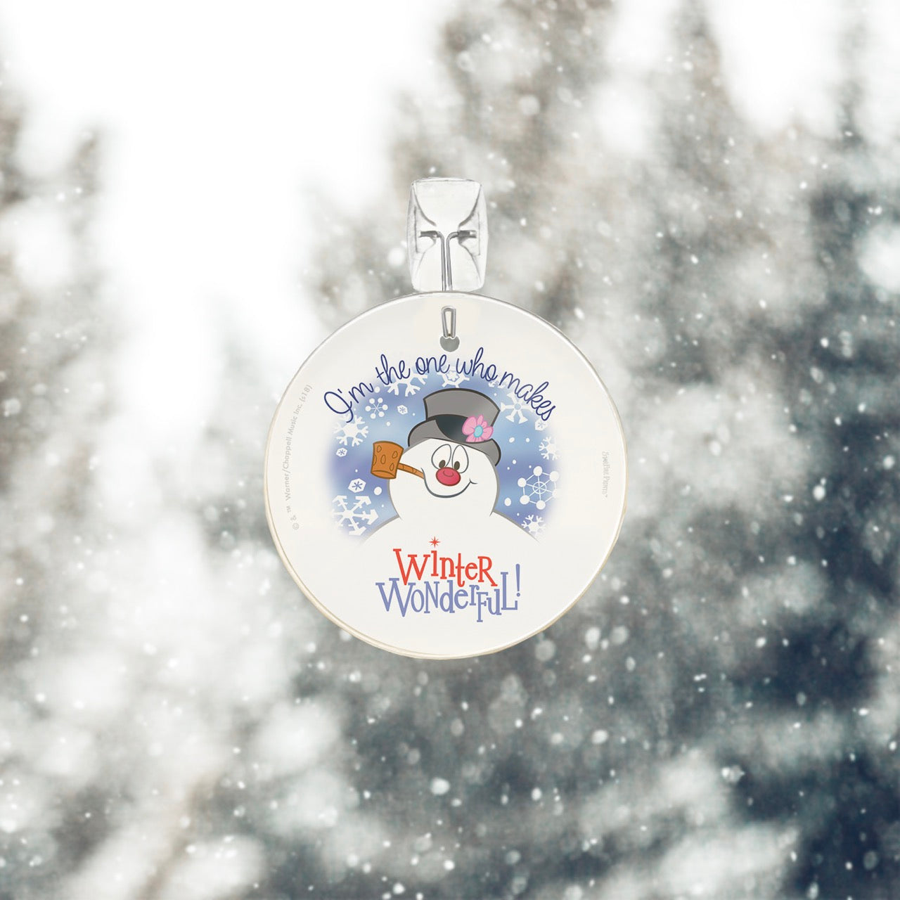 Frosty the Snowman (Wonderful Winter) StarFire Prints™ Glass Art SPCIR883