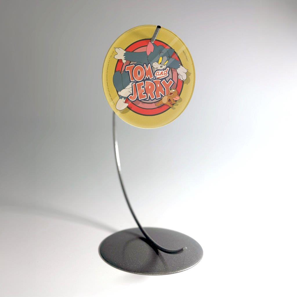 Tom and Jerry (Logo) StarFire Prints™ Glass Art SPCIR886