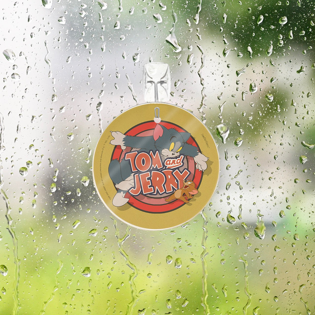 Tom and Jerry (Logo) StarFire Prints™ Glass Art SPCIR886