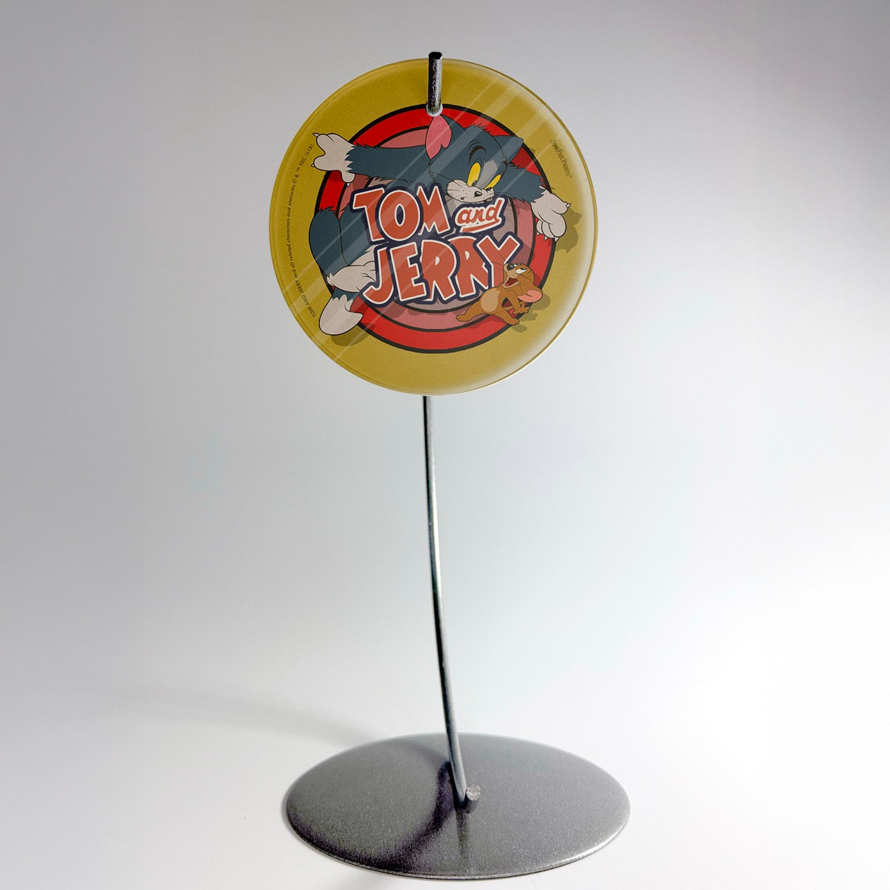 Tom and Jerry (Logo) StarFire Prints™ Glass Art SPCIR886