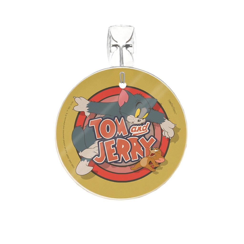 Tom and Jerry (Logo) StarFire Prints™ Glass Art SPCIR886
