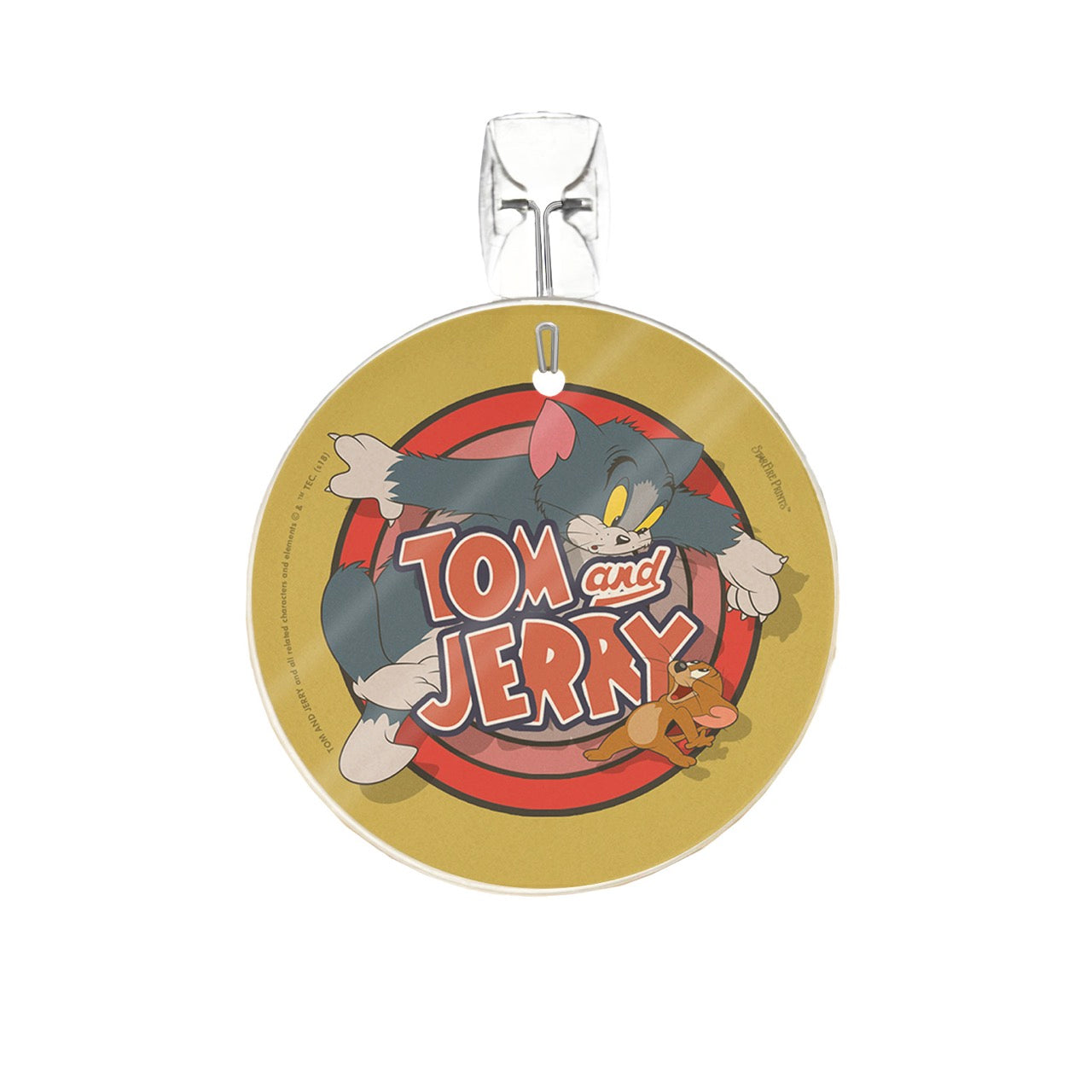 Tom and Jerry (Logo) StarFire Prints™ Glass Art SPCIR886