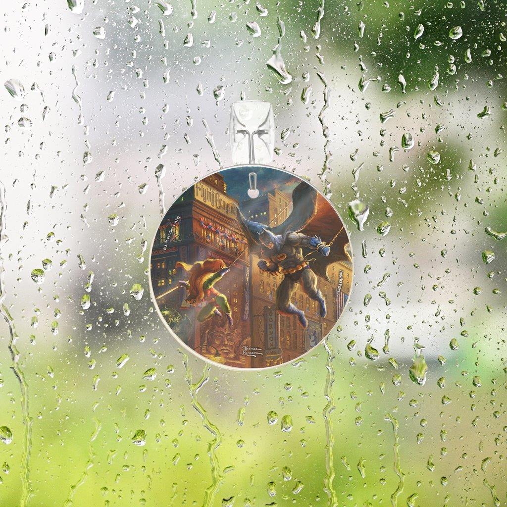 DC Comics (The Dark Knight Saves Gotham City) StarFire Prints™ Glass Art SPCIR905