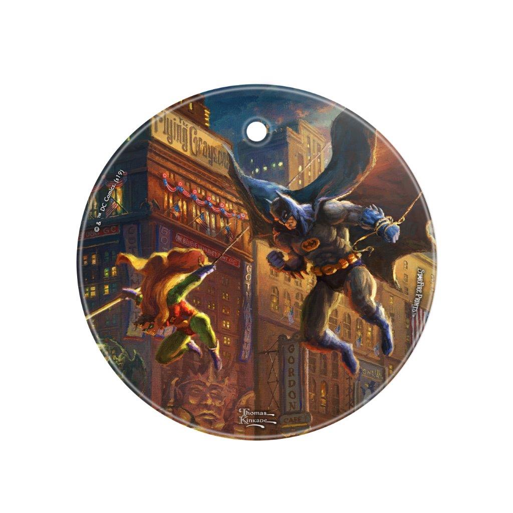 DC Comics (The Dark Knight Saves Gotham City) StarFire Prints™ Glass Art SPCIR905