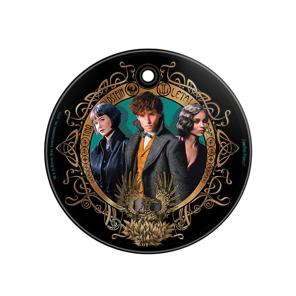 Fantastic Beasts: The Crimes of Grindelwald (Phoenix Emblem) StarFire Prints™ Glass Art SPCIR912
