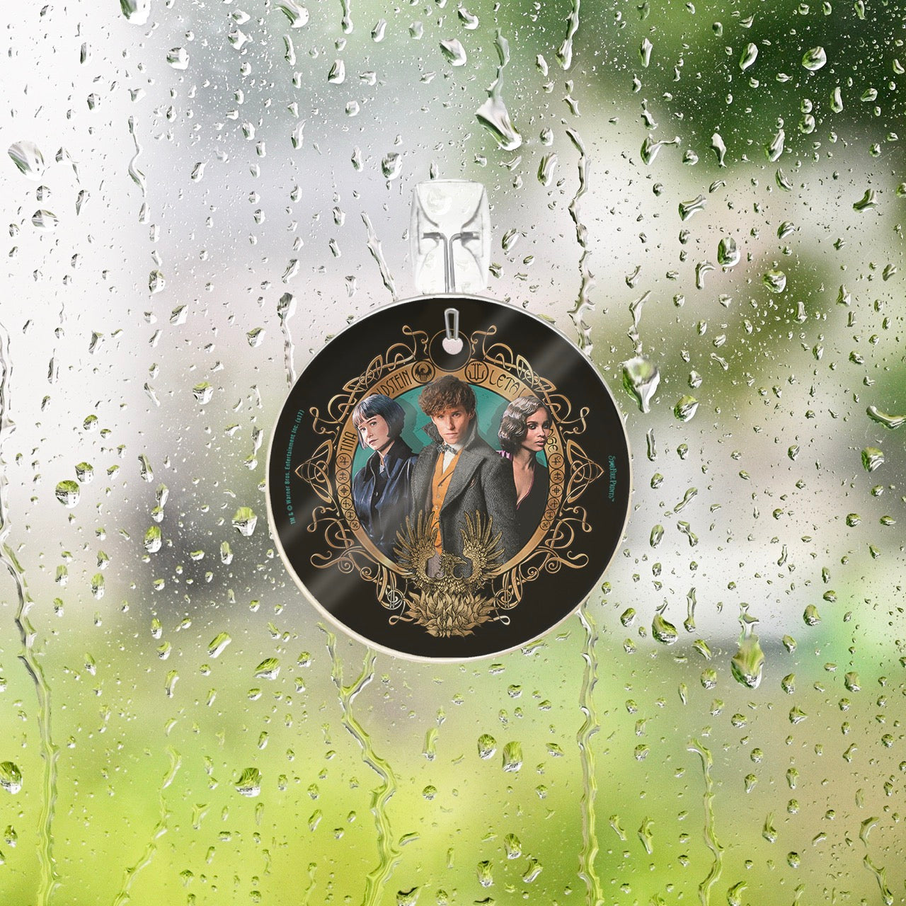 Fantastic Beasts: The Crimes of Grindelwald (Phoenix Emblem) StarFire Prints™ Glass Art SPCIR912