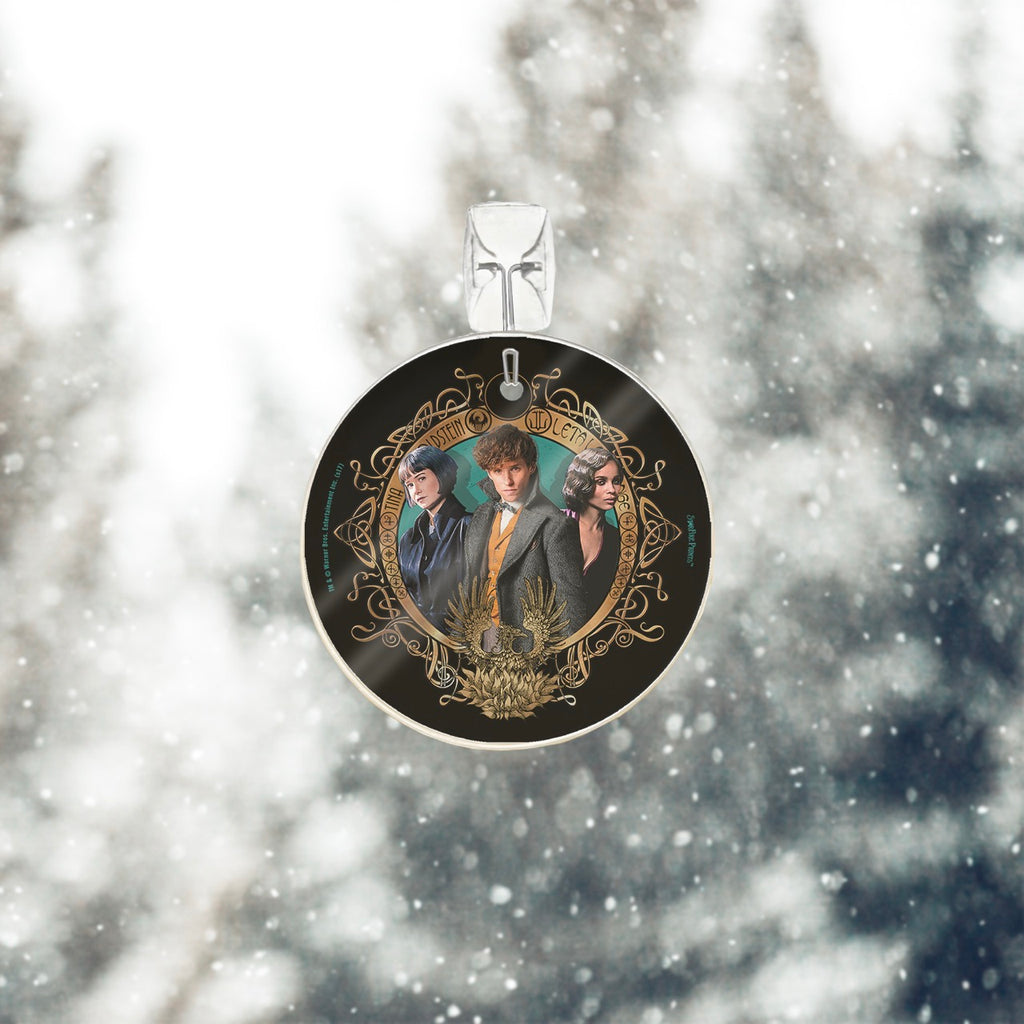 Fantastic Beasts: The Crimes of Grindelwald (Phoenix Emblem) StarFire Prints™ Glass Art SPCIR912