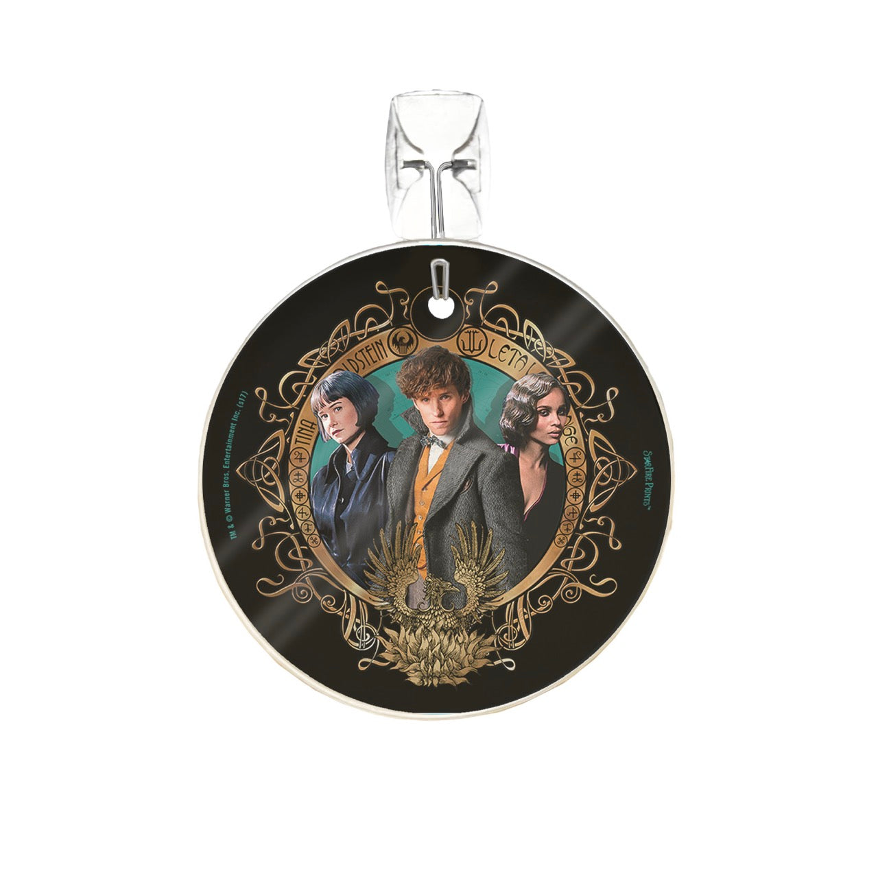 Fantastic Beasts: The Crimes of Grindelwald (Phoenix Emblem) StarFire Prints™ Glass Art SPCIR912