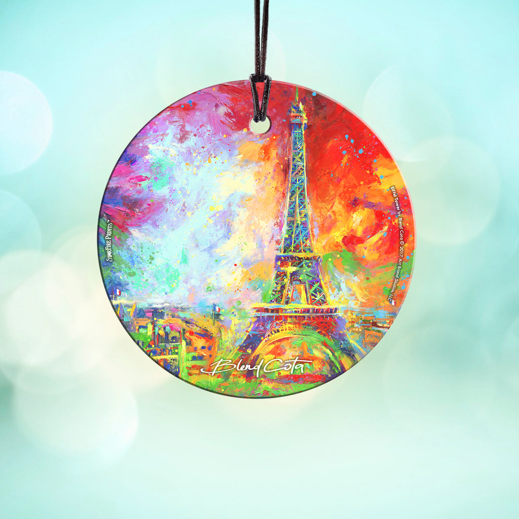 Blend Cota (Eiffel Tower) StarFire Prints™ Hanging Glass Print SPCIR950