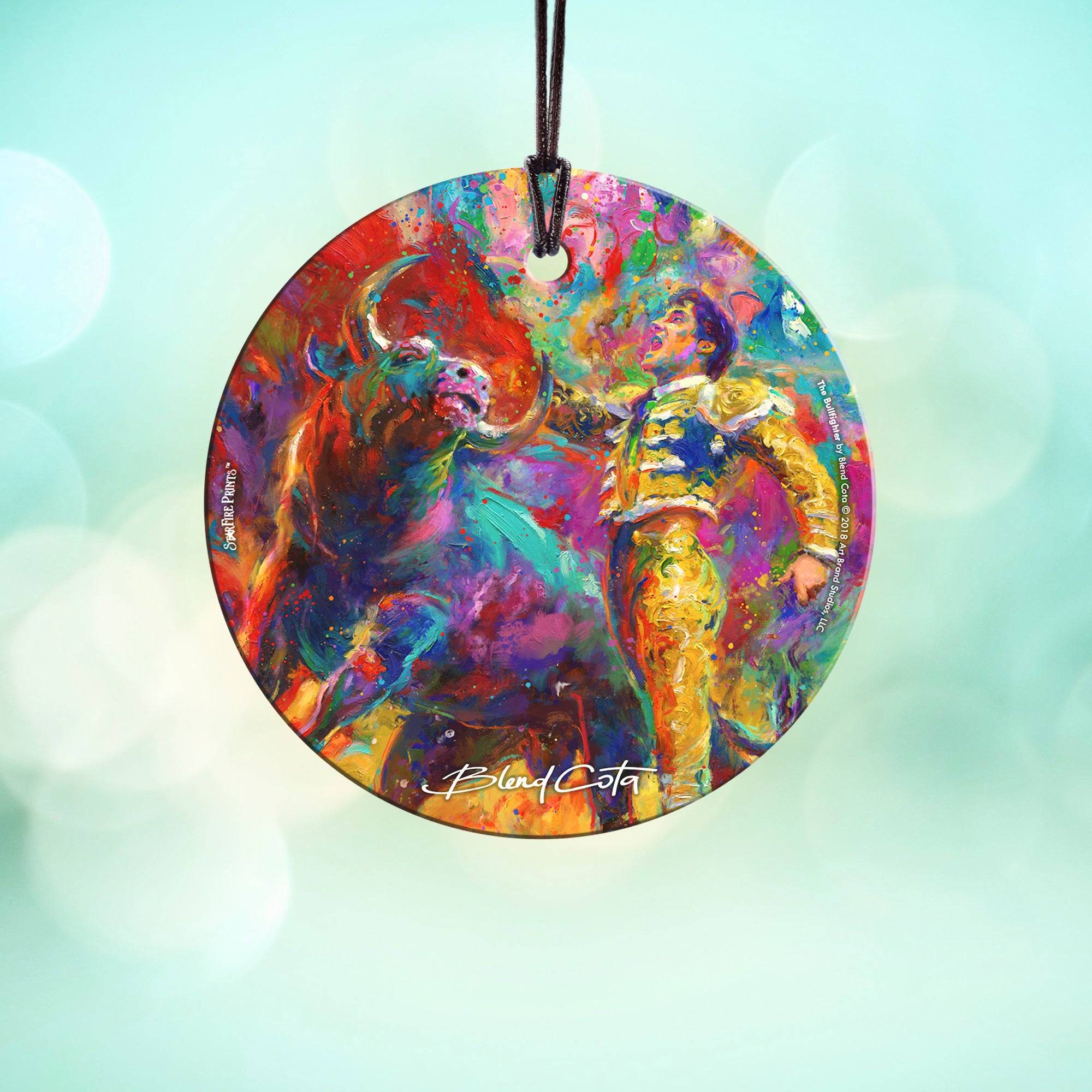 Blend Cota (The Bullfighter) StarFire Prints™ Hanging Glass Print SPCIR954