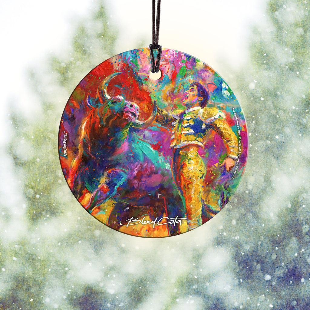 Blend Cota (The Bullfighter) StarFire Prints™ Hanging Glass Print SPCIR954