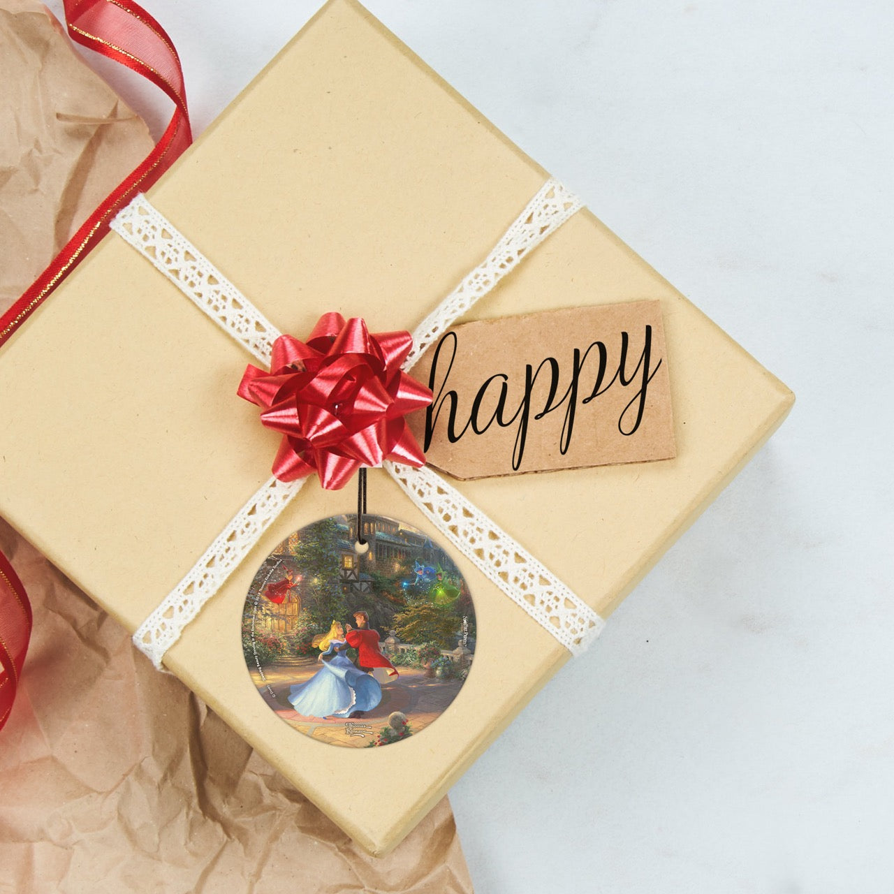 Disney (Sleeping Beauty – Dancing in the Enchanted Light) StarFire Prints™ Hanging Glass Print SPCIR958