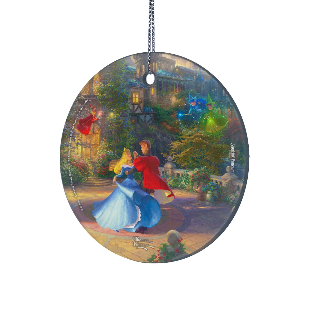 Disney (Sleeping Beauty – Dancing in the Enchanted Light) StarFire Prints™ Hanging Glass Print SPCIR958