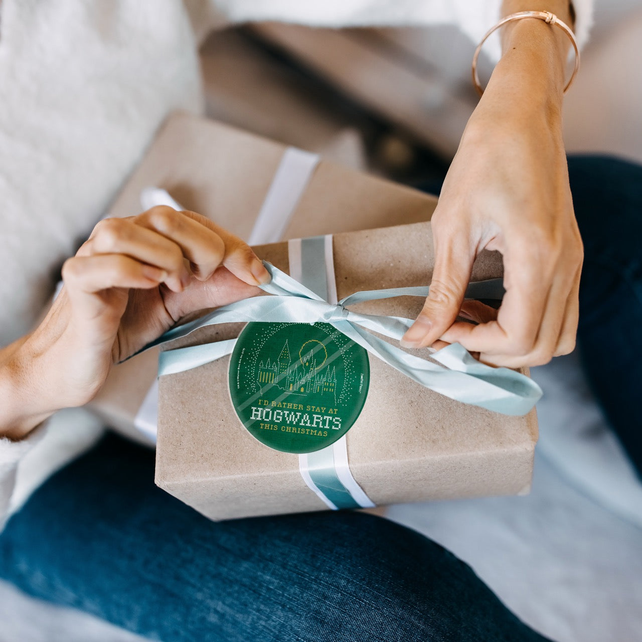 Harry Potter (Id Rather Stay at Hogwarts) StarFire Prints™ Glass Art SPCIR989