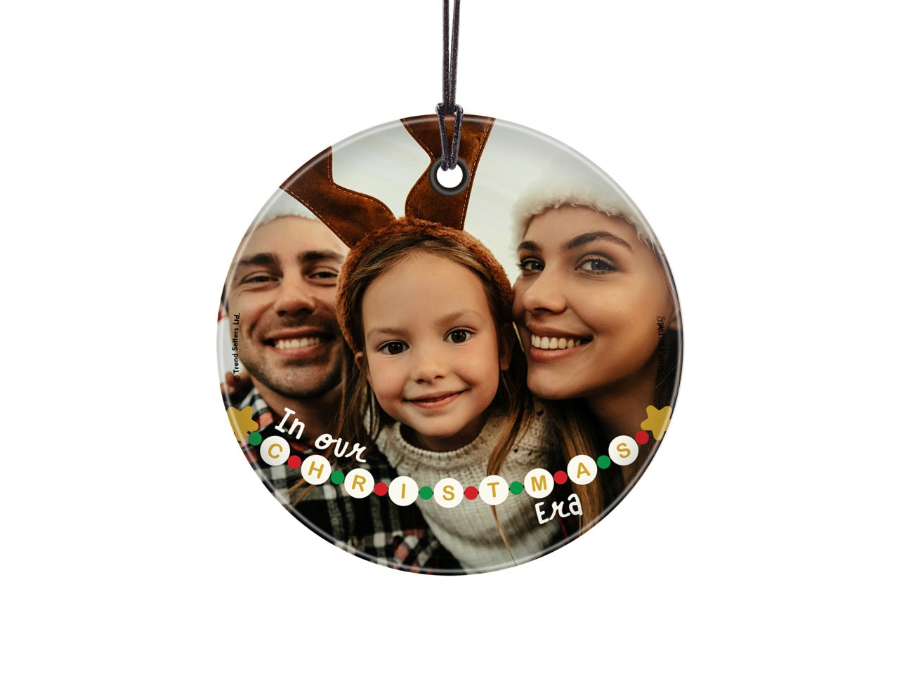 Trend Setters Original (In Our Christmas Era - Personalized) StarFire Prints Hanging Glass Print SPCIRU1335