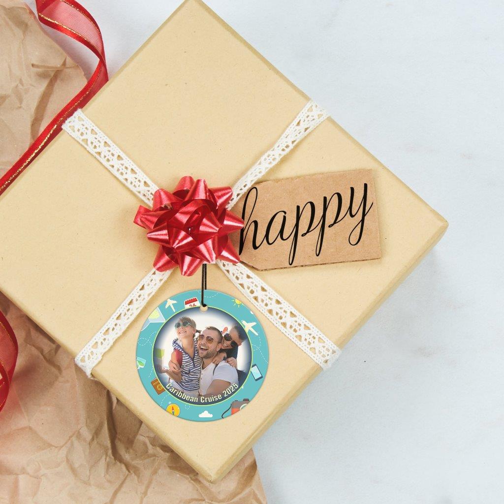 Trend Setters Original (Family Travel – Personalized) StarFire Prints™ Hanging Glass Print SPCIRU1352