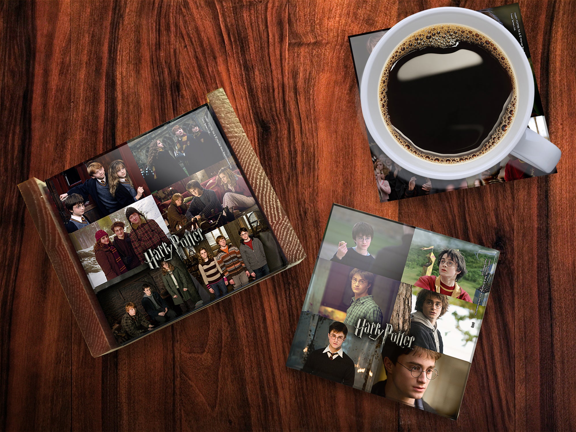 Harry Potter StarFire Prints™ Glass Coaster Set of Four SPCSTR036