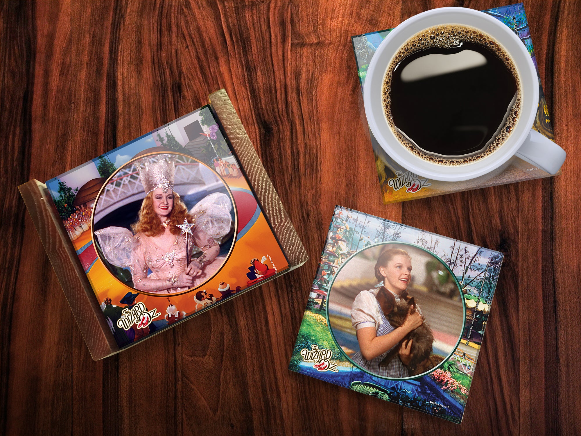 The Wizard of Oz StarFire Prints™ Glass Coaster Set of Four SPCSTR046
