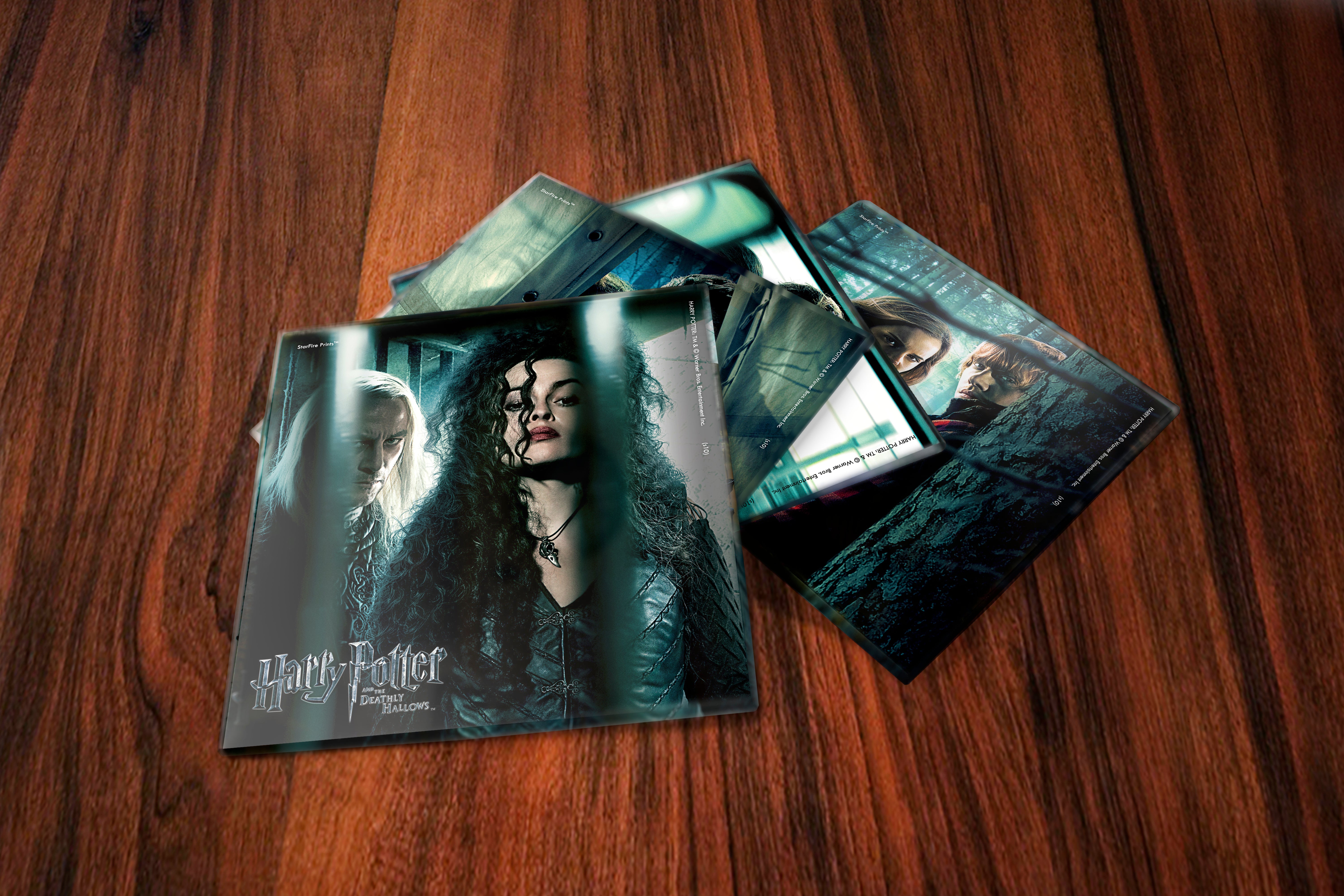 Harry Potter (The Deathly Hallows) StarFire Prints™ Glass Coaster Set of Four SPCSTR049