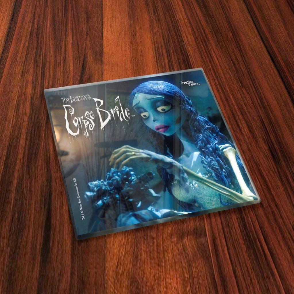 Corpse Bride (Set 1) StarFire Prints™ StarFire Prints™ Glass Coaster Set of Four SPCSTR117