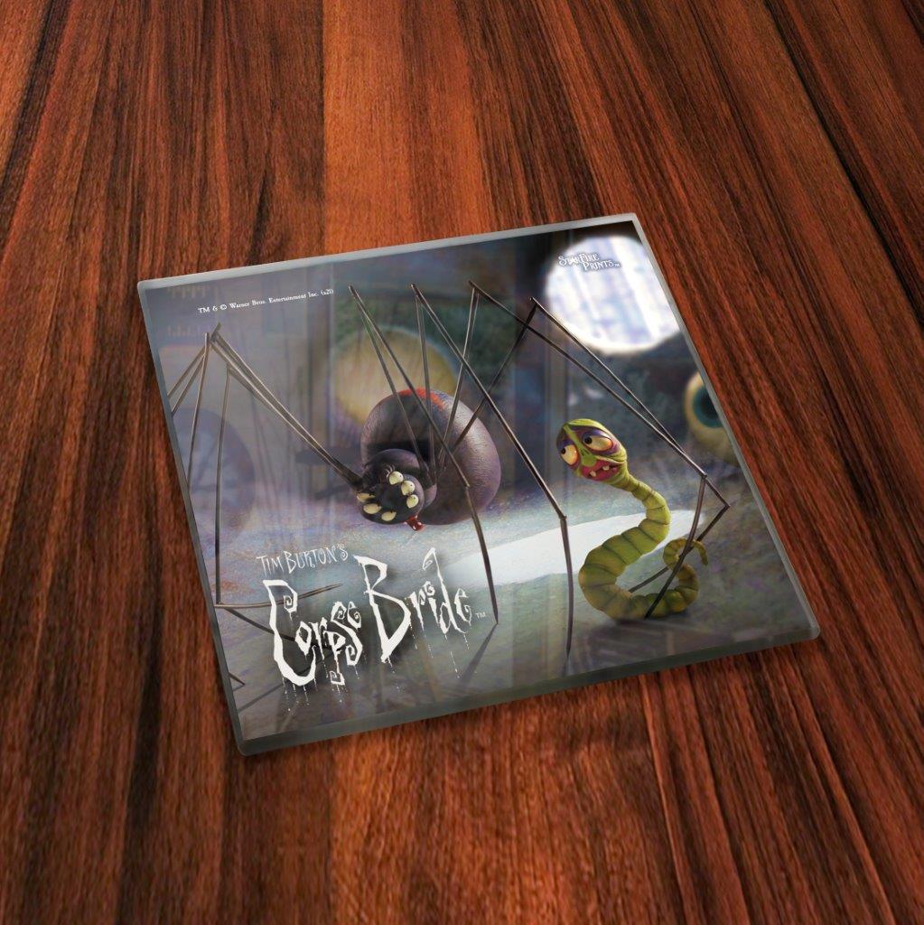 Corpse Bride (Set 1) StarFire Prints™ StarFire Prints™ Glass Coaster Set of Four SPCSTR117