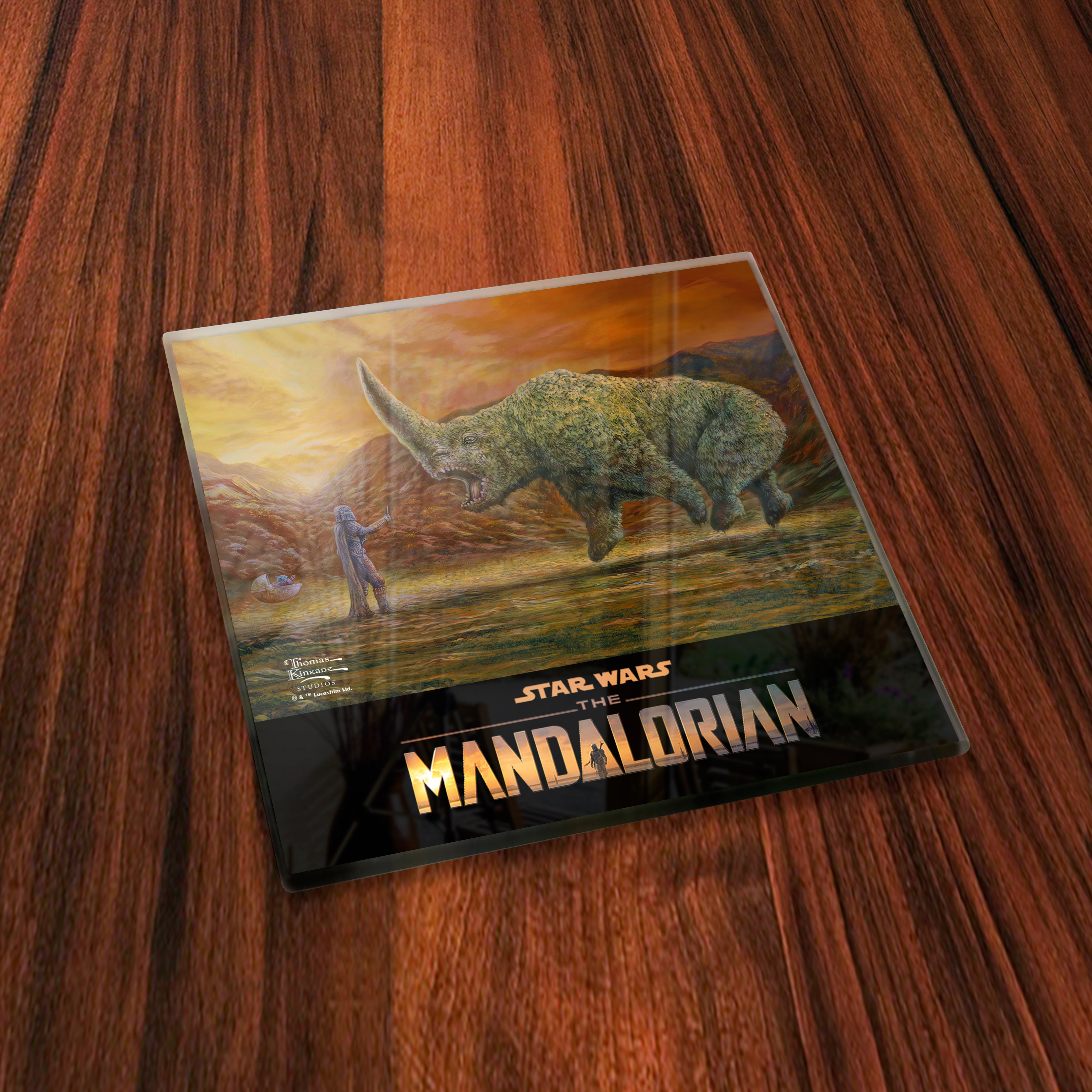 Star Wars (The Mandalorian Collection) StarFire Prints™ Glass Coaster Set of Four SPCSTR1188