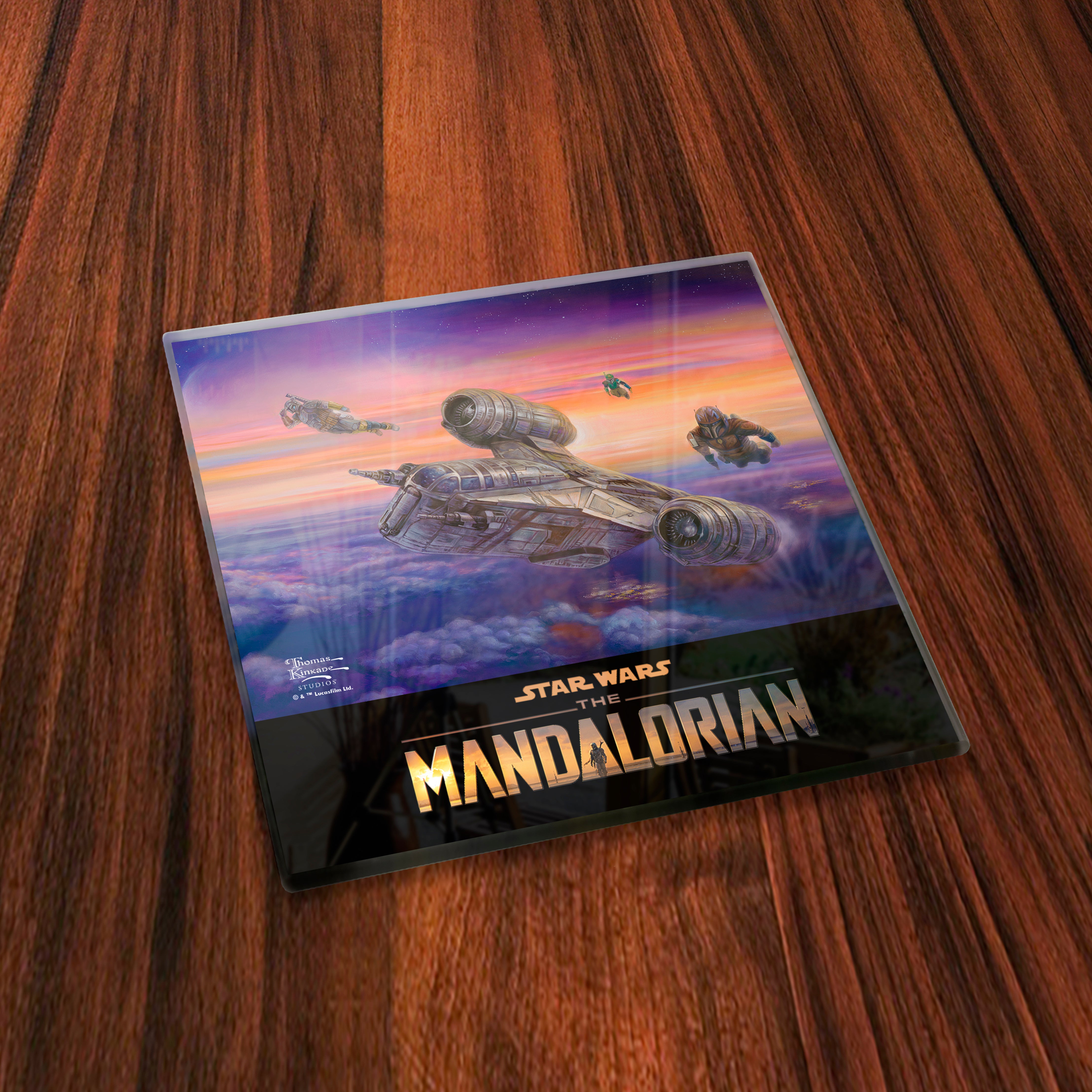 Star Wars (The Mandalorian Collection) StarFire Prints™ Glass Coaster Set of Four SPCSTR1188