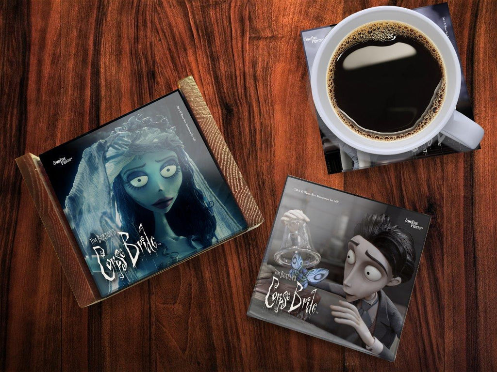 Corpse Bride (Set 2) StarFire Prints™ StarFire Prints™ Glass Coaster Set of Four SPCSTR118