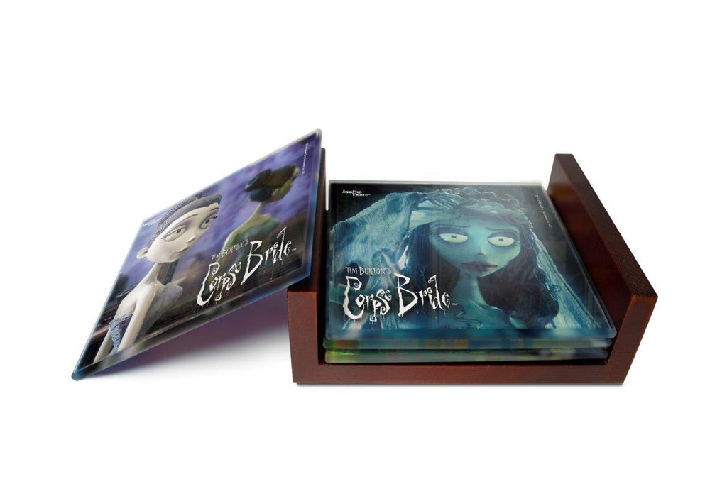 Corpse Bride (Set 2) StarFire Prints™ StarFire Prints™ Glass Coaster Set of Four SPCSTR118