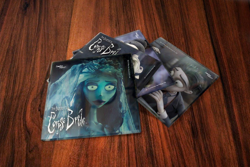 Corpse Bride (Set 2) StarFire Prints™ StarFire Prints™ Glass Coaster Set of Four SPCSTR118