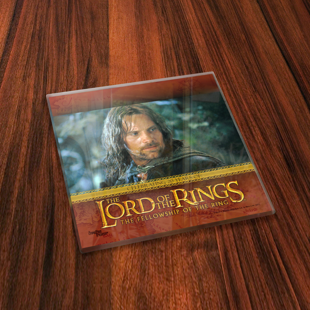 Lord of the Rings: The Fellowship of the Ring  (20th Anniversary) StarFire Prints™ Glass Coaster Set of Four SPCSTR1195