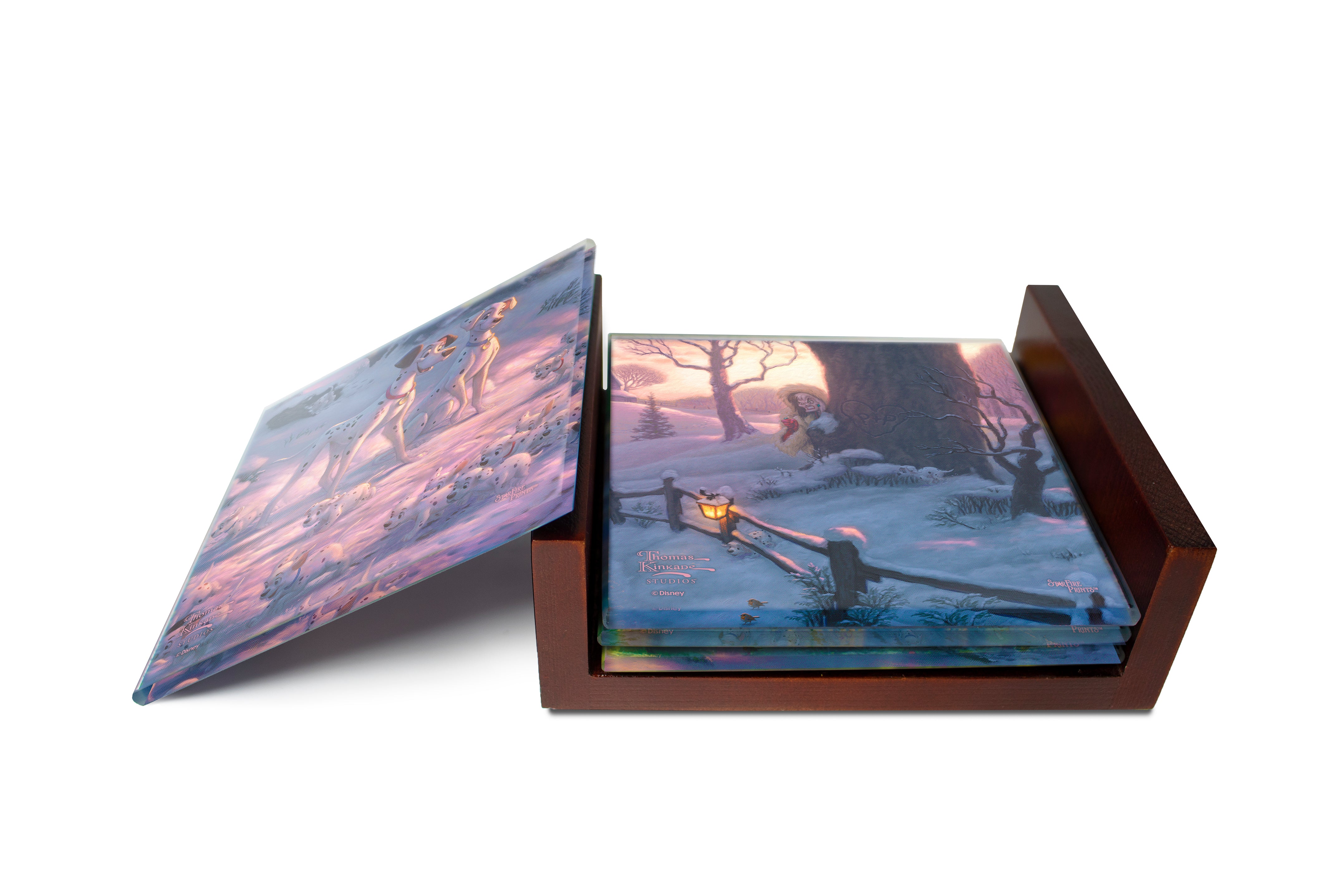 Disney (101 Dalmatians on the Run) StarFire Prints™ Glass Coaster Set of Four SPCSTR1222