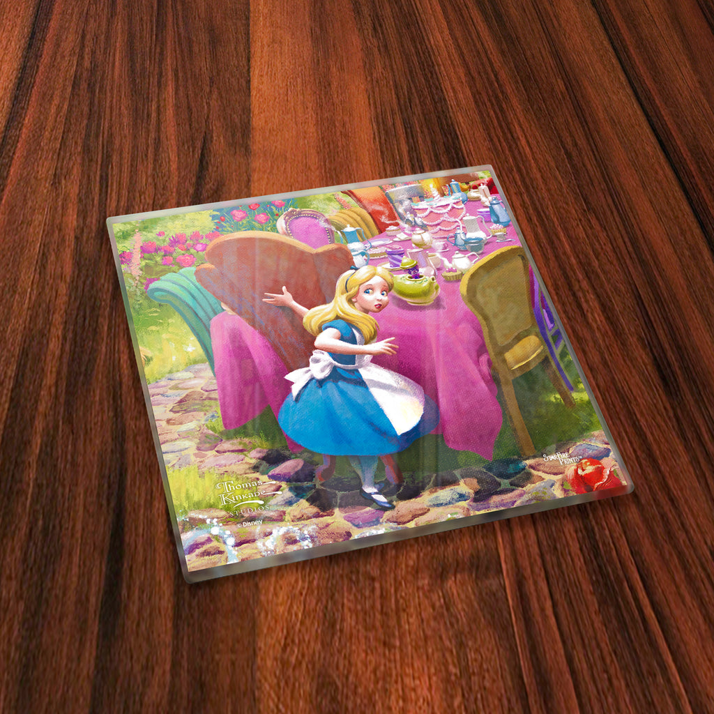 Disney (Mad Hatters Tea Party) StarFire Prints™ Glass Coaster Set of Four SPCSTR1258